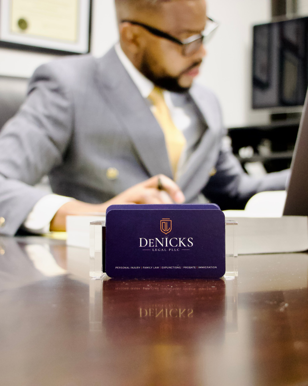 Business cards for a law firm