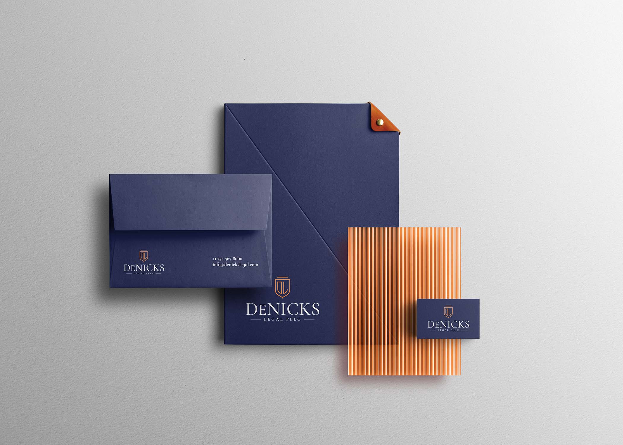 Stationery design for a law firm