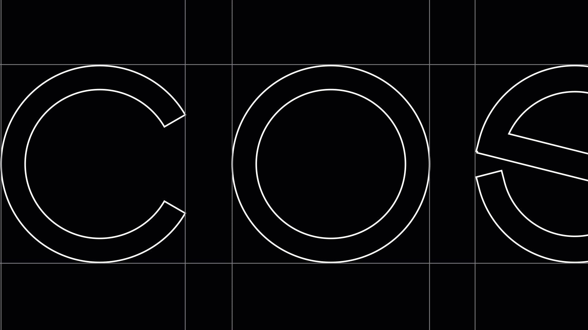 A kinetic brand logo shown mid-animation, illustrating motion-first branding by TNR Design